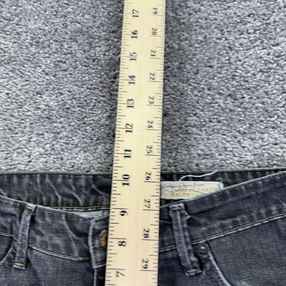 Polo Jeans Co Ralph Lauren Jeans Womens 10x34 Gray Kelly Straight Stretch Denim - Picture 4 of 7